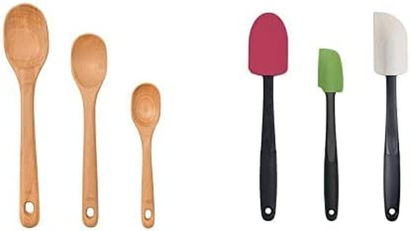 OXO Good Grips 3-Piece Wooden Spoon Set Home & Garden > Kitchen & Dining > Kitchen Tools & Utensils OXO Spoons Spoon Set + Spatula Set 