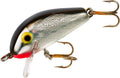 Rebel Lures Humpback Shallow-Running Crankbait Fishing Lure, 1 3/4 Inch, 1/4 Ounce Sporting Goods > Outdoor Recreation > Fishing > Fishing Tackle > Fishing Baits & Lures Pradco Outdoor Brands Silver/Black  