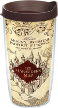 Tervis Harry Potter - the Marauder'S Map Tumbler with Wrap and Brown Lid 24Oz, Clear Home & Garden > Kitchen & Dining > Tableware > Drinkware Tervis Clear 1 Count (Pack of 1) 