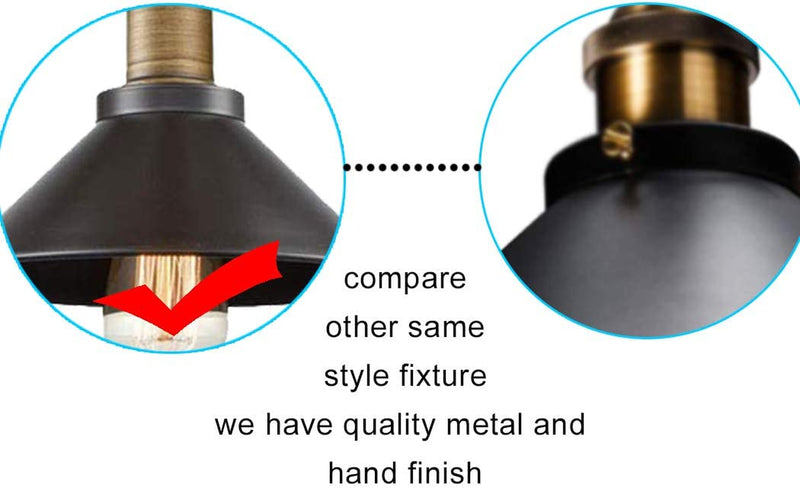 CLAXY Ecopower Industrial Mini Oil Rubbed Bronze Pendant Light 3 Pack Home & Garden > Lighting > Lighting Fixtures Ecopower lighting   
