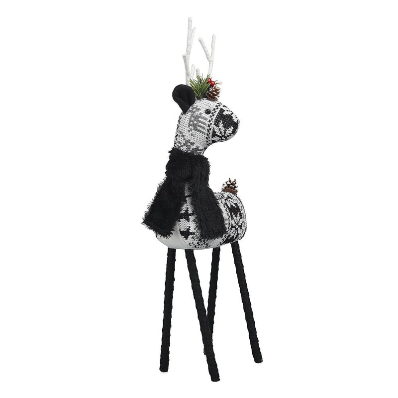 Holiday Time Large Black and White Christmas Reindeer, Set of 2, 8.5"X18" Home & Garden > Decor > Seasonal & Holiday Decorations& Garden > Decor > Seasonal & Holiday Decorations Test Rite Intl   