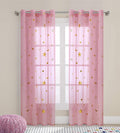 Girl Curtains for Bedroom Pink with Gold Stars Blackout Window Drapes for Nursery Heavy and Soft Energy Efficient Grommet Top 52 Inch Wide by 84 Inch Long Set of 2 Home & Garden > Decor > Window Treatments > Curtains & Drapes Gold Dandelion Gold Pink 52 in x 84 in 