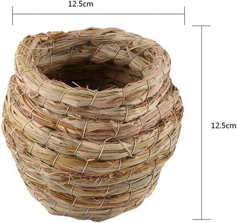 Bird Nest Handmade Pigeon Breeding Cave Bird House Pet Bedroom Cages Accessories Pet Supplies Straw Nest