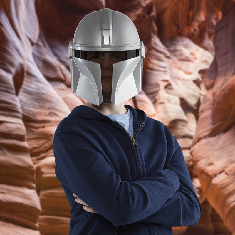 Star Wars the Mandalorian Electronic Mask, Roleplay Costume Mask, Phrases and SFX Apparel & Accessories > Costumes & Accessories > Masks Hasbro, Inc.   