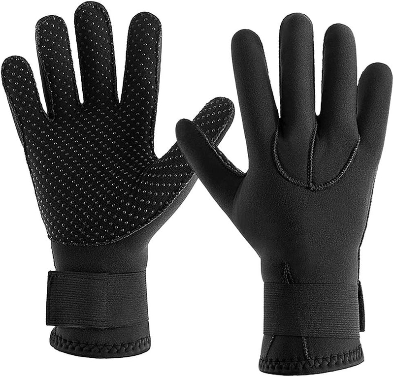 Mengk 3MM Neoprene Wetsuit Gloves Warm Scuba Diving Gloves Winter Surfing Gloves Thermal anti Slip Gloves for Spearfishing Swimming Rafting Kayaking Paddling
