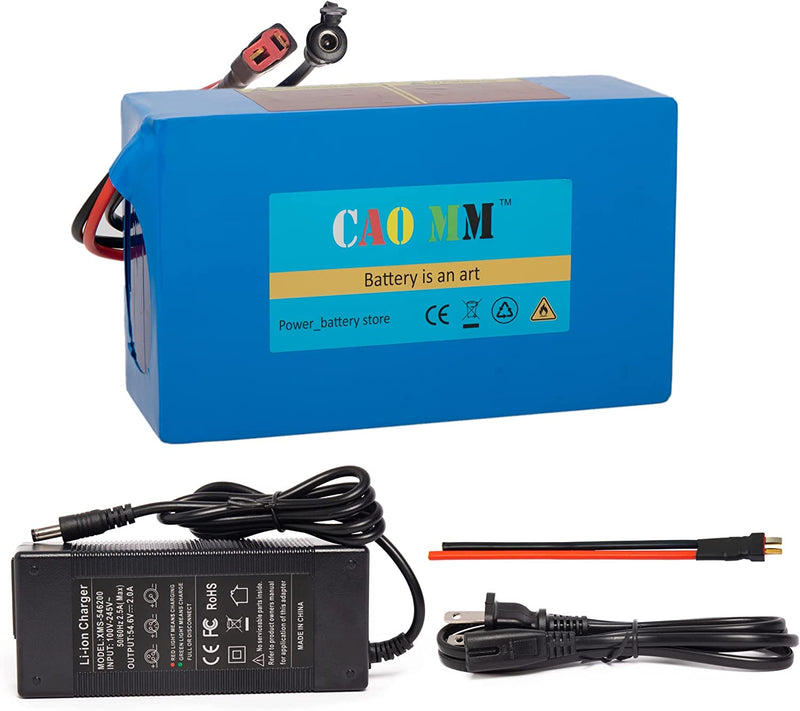 36V Battery, (2-5 Days Delivery from California) 10AH/ 14AH/ 16AH/ 20AH Lithium Battery Pack Li Ion Battery for 200-1000W Motor Electric Bike Bicycle Scooter Sporting Goods > Outdoor Recreation > Cycling > Bicycles Cao MM 36V/16AH With Chager  
