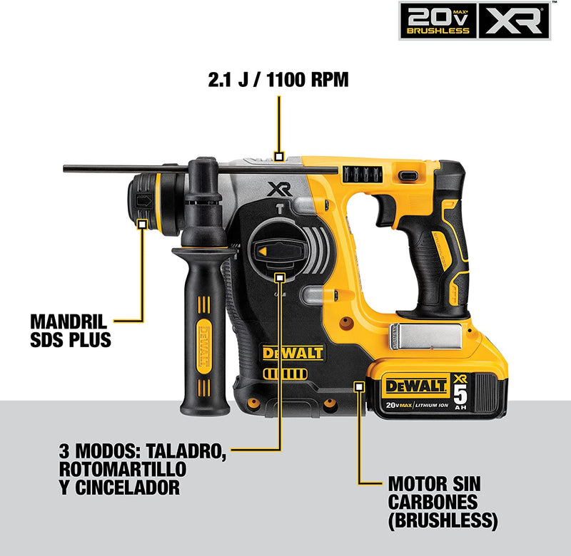 DEWALT 20V MAX* SDS Rotary Hammer Drill, Tool Only (DCH273B) , Yellow Sporting Goods > Outdoor Recreation > Fishing > Fishing Rods DEWALT   
