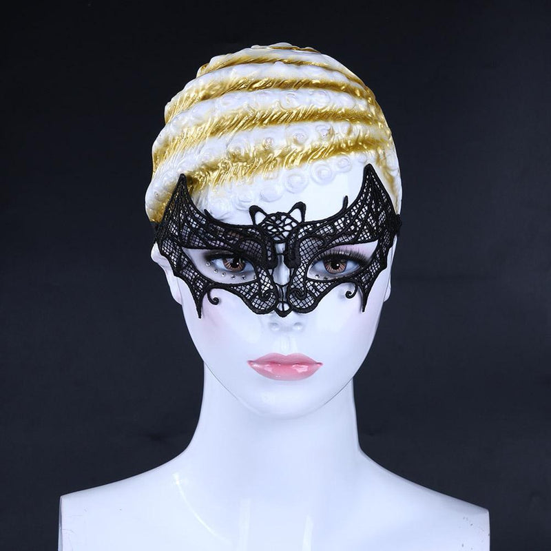 Simday Sexy Lace Eye Party Masks Masquerade Halloween Costumes Carnival Prop (A) Apparel & Accessories > Costumes & Accessories > Masks Simday   