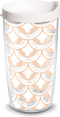 Tervis Coton Colors - Love Stripes Insulated Tumbler with Wrap and Red Lid, 16Oz, Clear Home & Garden > Kitchen & Dining > Tableware > Drinkware Tervis Blush Pattern 16oz 
