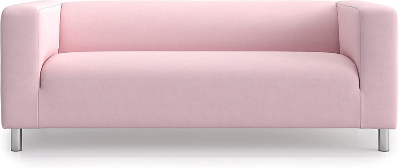 TLYESD Klippan Cover Replacement for IKEA 2 Seater Klippan Loveseat Sofa Slipcover,Klippan Loveseat Cover(Light Grey) Home & Garden > Decor > Chair & Sofa Cushions TLYESD Pink  