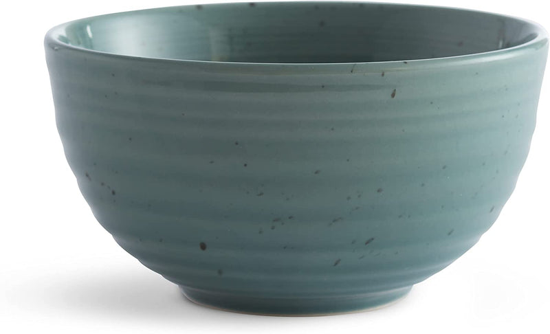 Sango Siterra Artist'S Blend 16-Piece Stoneware Dinnerware Set with round Plates and Bowls, Muticolor