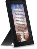 Sympathy Gift in Memory of Loved One, Memorial Picture Frames for Loss of Loved One, Memorial Grieving Gifts, Condolence Card, Bereavement Gifts for Loss of Mother, Father, Broken Chain Frame, 6382BW Home & Garden > Decor > Picture Frames Crossroads Home Décor Charcoal 4x10 