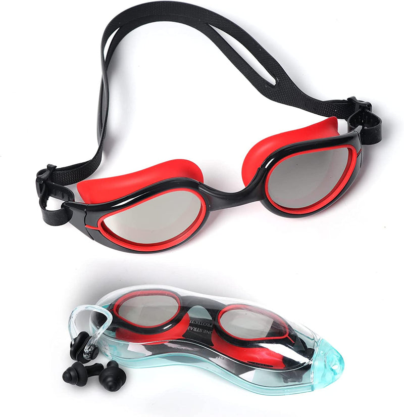 Kitys Fatch Swimming Goggles, Anti-Fog Swimming Goggles, Anti-Ultraviolet Swimming Goggles, Clear Vision Swimming Goggles Home & Garden > Decor > Picture Frames Kitys Fatch Red  