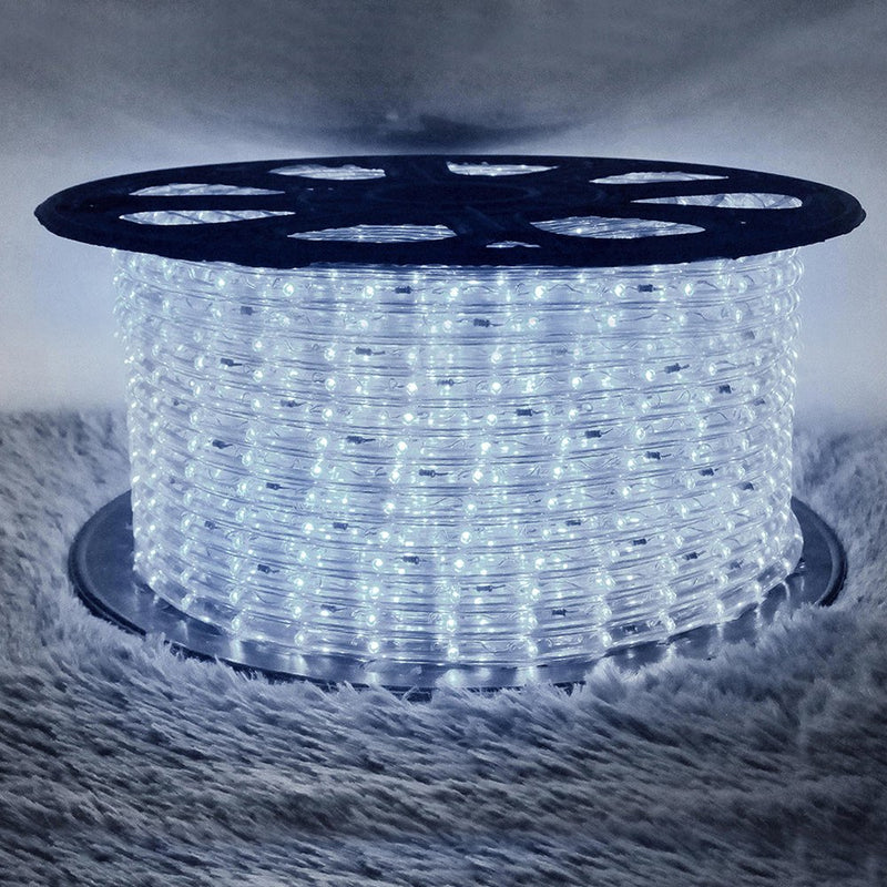 LED Rope Lights 110V Waterproof Connectable String Lights for Indoor Outdoor Garden Decorative Lighting Green Home & Garden > Decor > Seasonal & Holiday Decorations LamQee 100FT (2 x 50FT) Cool White 