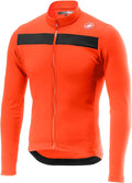 Castelli Cycling Puro 3 Jersey FZ for Road and Gravel Biking I Cycling Sporting Goods > Outdoor Recreation > Cycling > Cycling Apparel & Accessories Castelli Orange/Black Reflex Medium 
