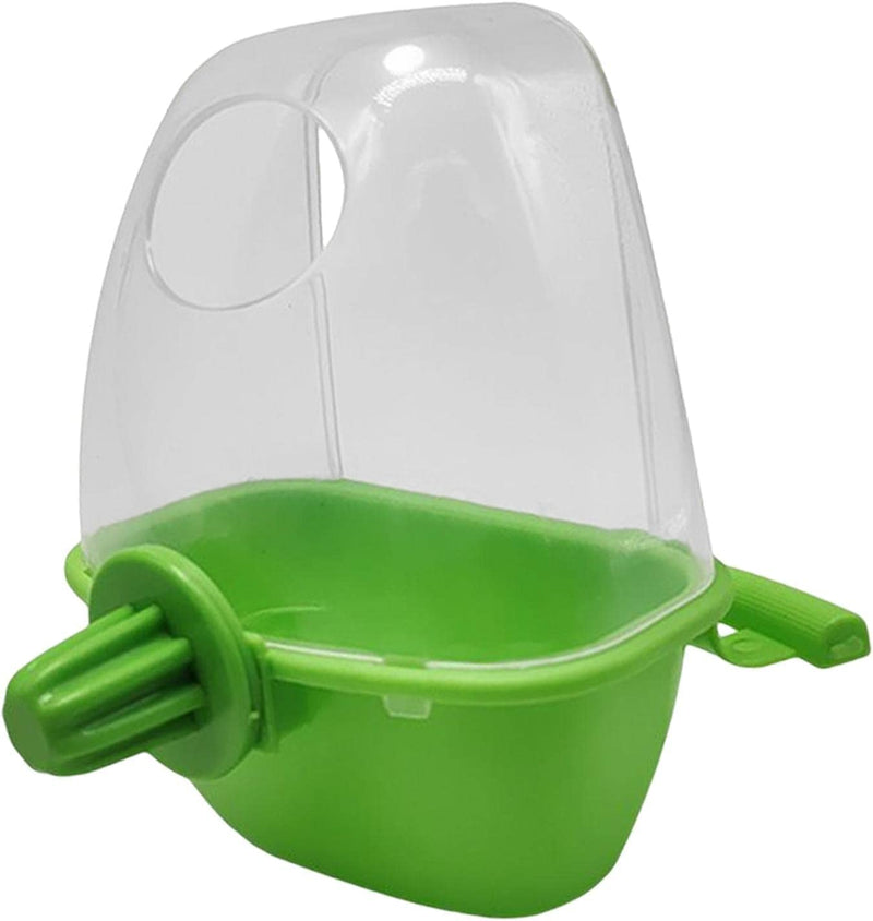 Gazechimp Bird Cage Feeder Parrot Feeding Watering Bowl Cage Accessories Waterer Hanging Water Food Dispenser for Squirrels Budgie Rats, Small Animals, Green Animals & Pet Supplies > Pet Supplies > Bird Supplies > Bird Cage Accessories > Bird Cage Food & Water Dishes gazechimp Green  
