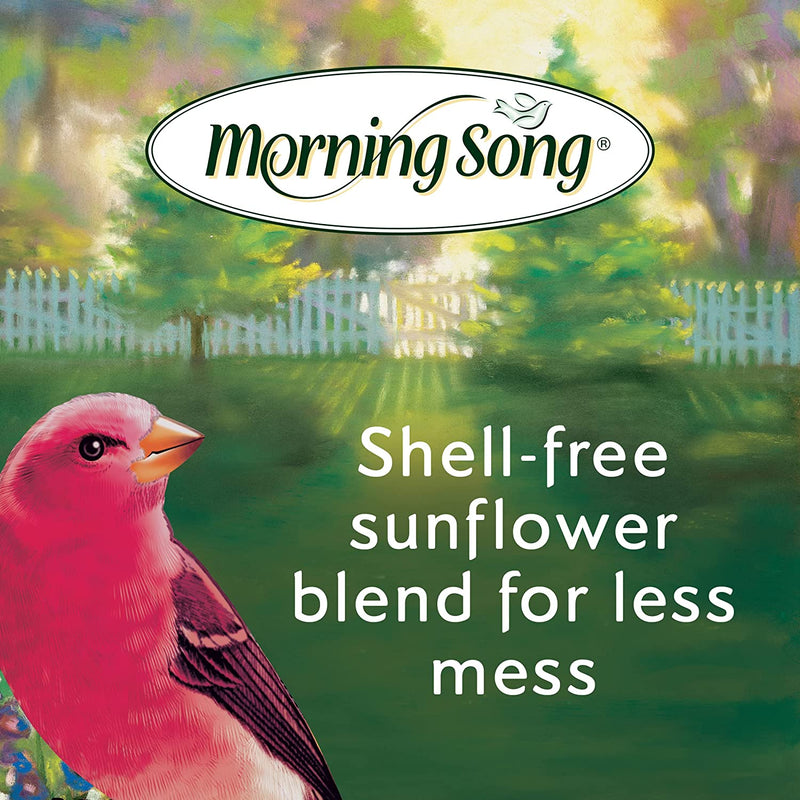 Morning Song 11959 Clean & Free Shell Free Wild Food Premium No Mess Bird Seed for outside Feeders, 10 Lb Animals & Pet Supplies > Pet Supplies > Bird Supplies > Bird Food Morning Song   