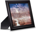 Sympathy Gift in Memory of Loved One, Memorial Picture Frames for Loss of Loved One, Memorial Grieving Gifts, Condolence Card, Bereavement Gifts for Loss of Mother, Father, Broken Chain Frame, 6382BW Home & Garden > Decor > Picture Frames Crossroads Home Décor Black 8x8 