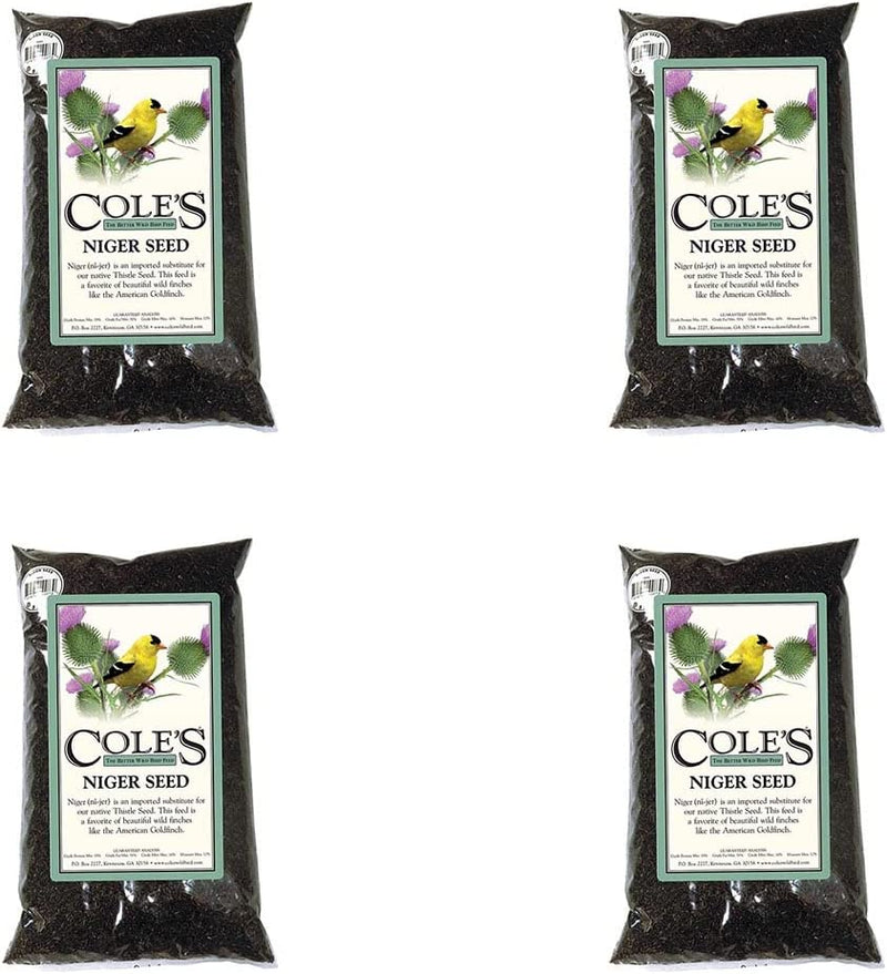 Cole'S NI05 Niger Bird Seed, 5-Pound Animals & Pet Supplies > Pet Supplies > Bird Supplies > Bird Food Cole's Wild Bird Products Four Pack  