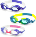SUMMER SALE !!! Kids Swim Goggles Pack of 3,For Baby Children,Infant,Toddlers,Boys Girls from 2 to 5 Years Old Sporting Goods > Outdoor Recreation > Boating & Water Sports > Swimming > Swim Goggles & Masks motoeye Blue+green  