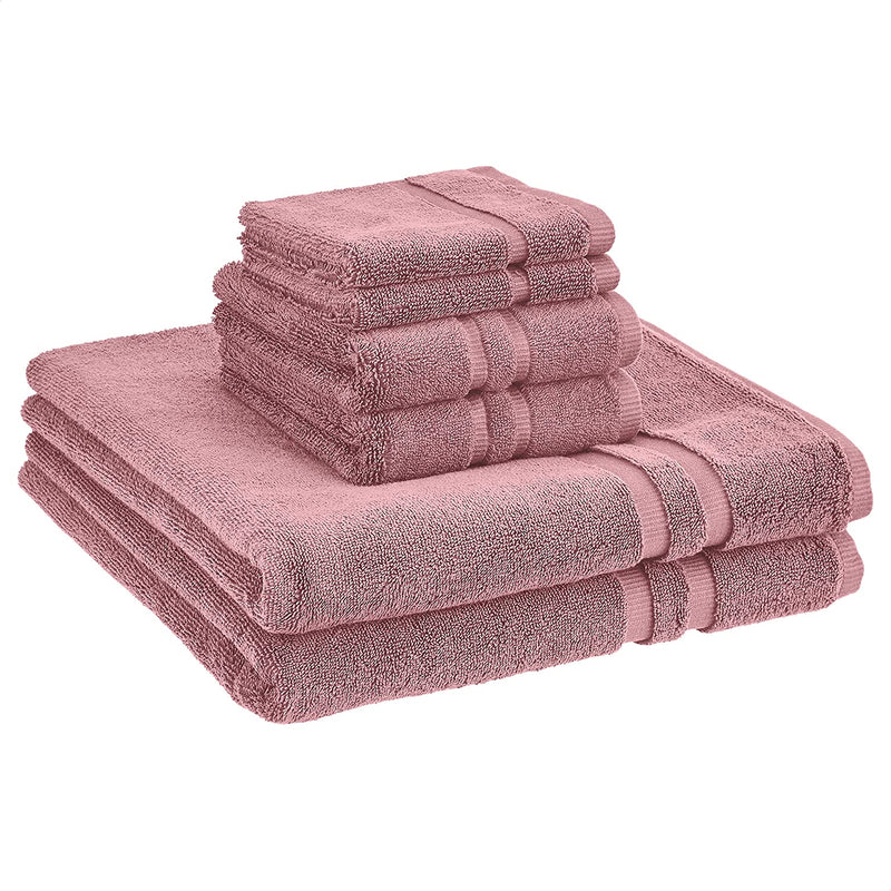GOTS Certified Organic Cotton Washcloths - 12-Pack, Pristine Snow Home & Garden > Linens & Bedding > Towels KOL DEALS Dusted Orchid 6-Piece Towel Set 