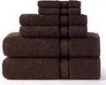 COTTON CRAFT Ultra Soft 6 Piece Towel Set - 2 Oversized Large Bath Towels,2 Hand Towels,2 Washcloths - Absorbent Quick Dry Everyday Luxury Hotel Bathroom Spa Gym Shower Pool - 100% Cotton - Charcoal Home & Garden > Linens & Bedding > Towels COTTON CRAFT Chocolate 6 Piece Towel Set 