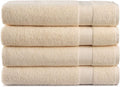 Cotton Cozy 600 GSM 8 Piece Towel Set 100% Cotton Indulgence, Luxury 2 Bath Towels, 2 Hand Towels & 4 Washcloth, Premium Hotel & Spa Quality, Highly Absorbent, Classic American Construction, Navy Blue Home & Garden > Linens & Bedding > Towels Cotton Cozy Ivory Bath Towels (4 Pack) 