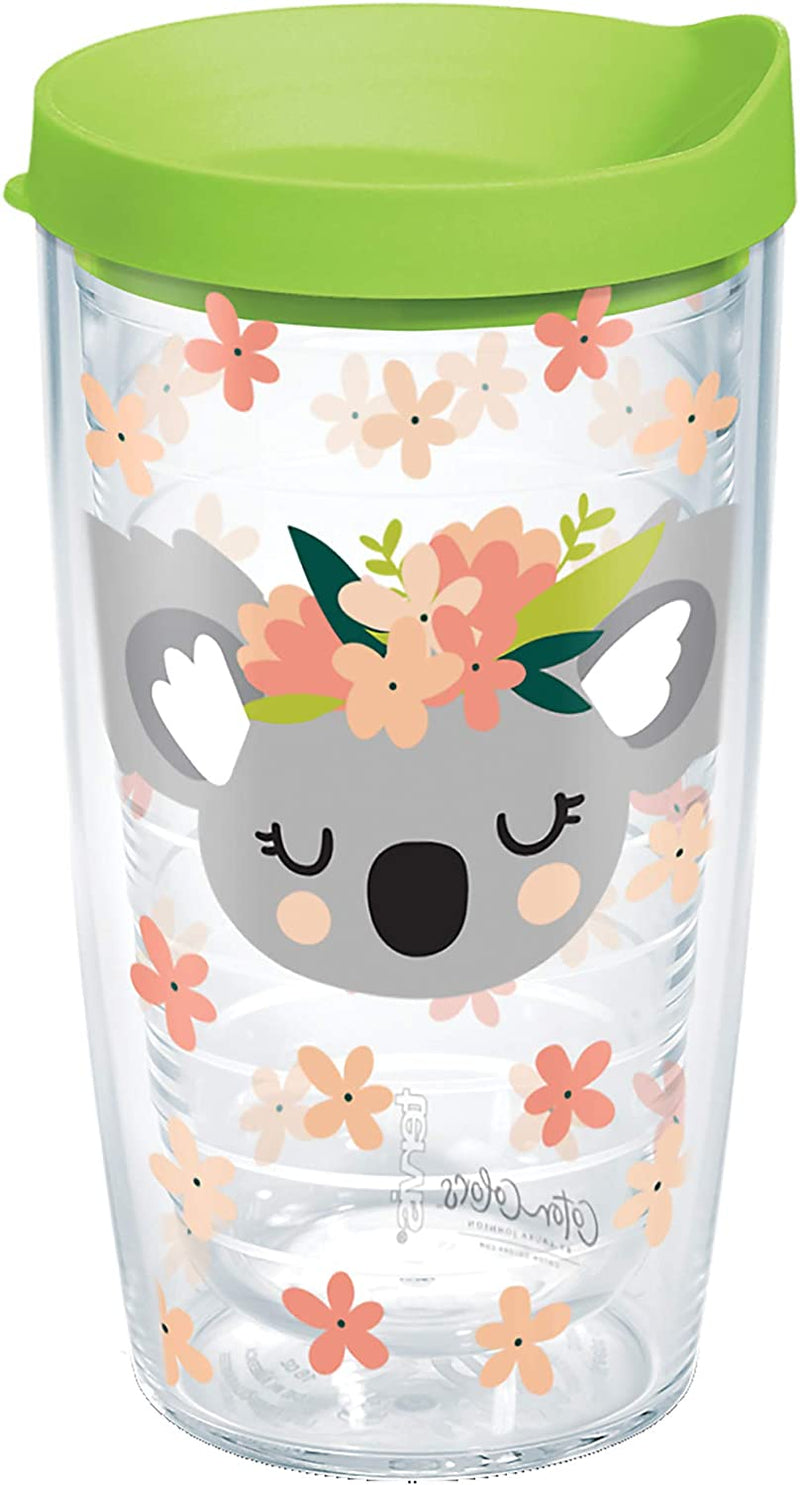 Tervis Coton Colors - Love Stripes Insulated Tumbler with Wrap and Red Lid, 16Oz, Clear Home & Garden > Kitchen & Dining > Tableware > Drinkware Tervis Koala 16oz 