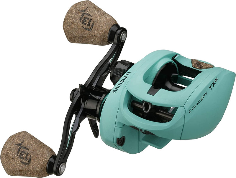 13 FISHING - Concept TX2 - Baitcast Reels - Includes Skull Cap Low-Profile Baitcast Reel Cover Sporting Goods > Outdoor Recreation > Fishing > Fishing Reels 13 Fishing Right Hand Retrieve 200 Size - 6.8:1 Gear Ratio 
