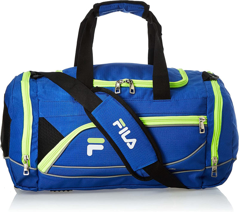 Fila Sprinter 19" Sport Duffel Bag, Black/Teal Sporting Goods > Outdoor Recreation > Winter Sports & Activities Fila BLUE/NEON  