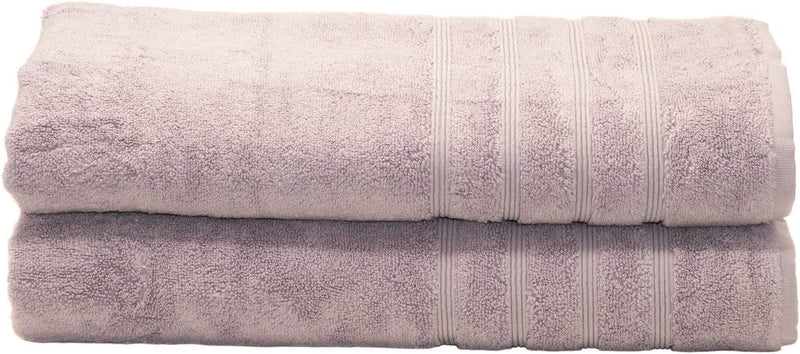 MOSOBAM 700 GSM Hotel Luxury Bamboo-Cotton, Bath Towel Sheets 35X70, Charcoal Grey, Set of 2, Oversized Turkish Towels, Dark Gray Home & Garden > Linens & Bedding > Towels Mosobam Lavender Aura Bath Sheets, Set of 2 