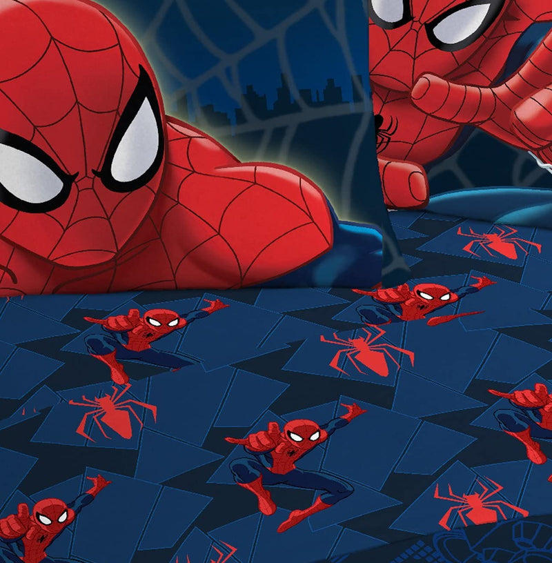 Marvel Spiderman 'Saving the Day' Microfiber 3 Piece Twin Sheet Set Home & Garden > Linens & Bedding > Bedding Jay Franco   