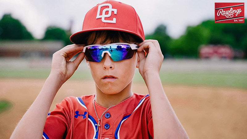 RAWLINGS RY134 Youth Baseball Shielded Sunglasses Lightweight Sports Youth Sport