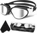 Polarized Swimming Goggles Swim Goggles anti Fog anti UV No Leakage Clear Vision for Men Women Adults Teenagers Sporting Goods > Outdoor Recreation > Boating & Water Sports > Swimming > Swim Goggles & Masks WIN.MAX Black&white/Silver Polarized Mirrored Lens  