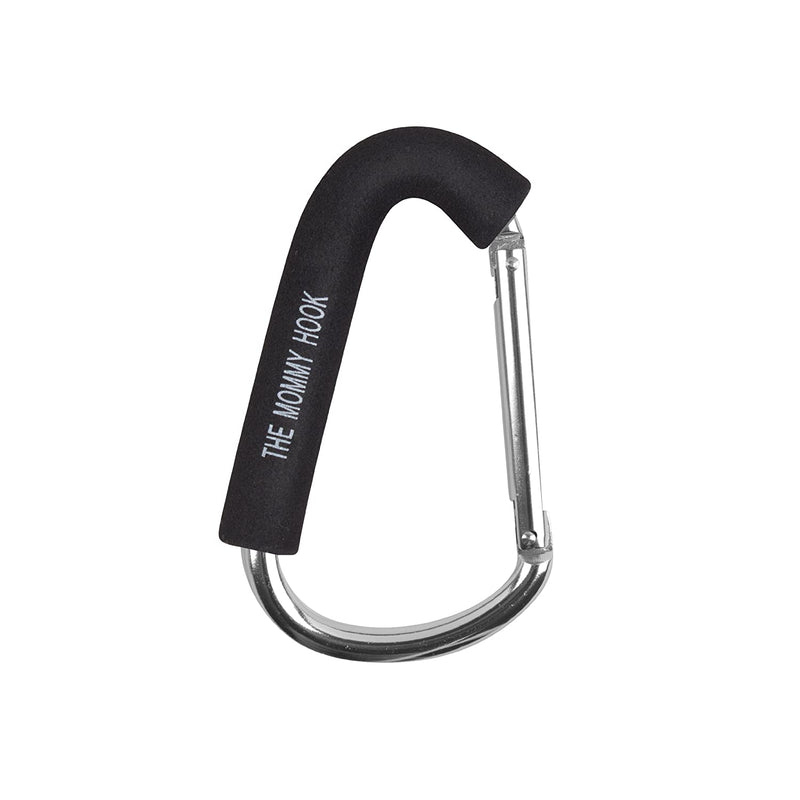The Original Mommy Hook Stroller Accessory Black Sporting Goods > Outdoor Recreation > Winter Sports & Activities The Mommy Hook Silver with Black Pad  