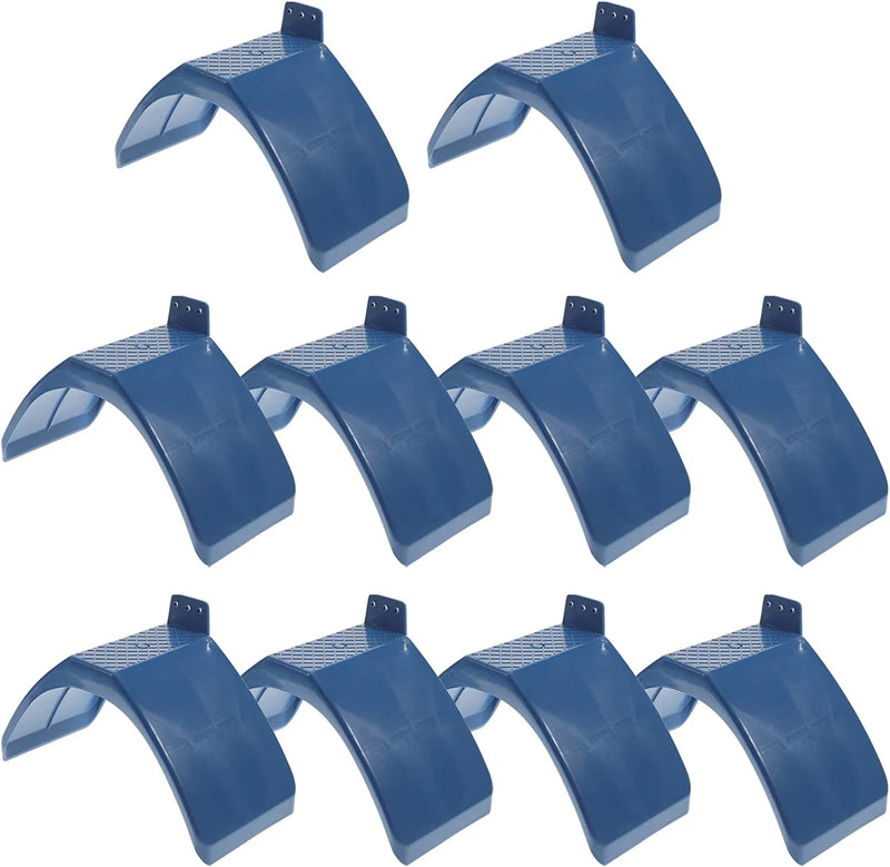 POPETPOP Pigeon Rest Stand-10Pcs Plastic Pigeon Perch Dove Rest Stand Frame Grill Dwelling Pigeon Perches Roost for Bird Supplies (Blue) Animals & Pet Supplies > Pet Supplies > Bird Supplies POPETPOP   
