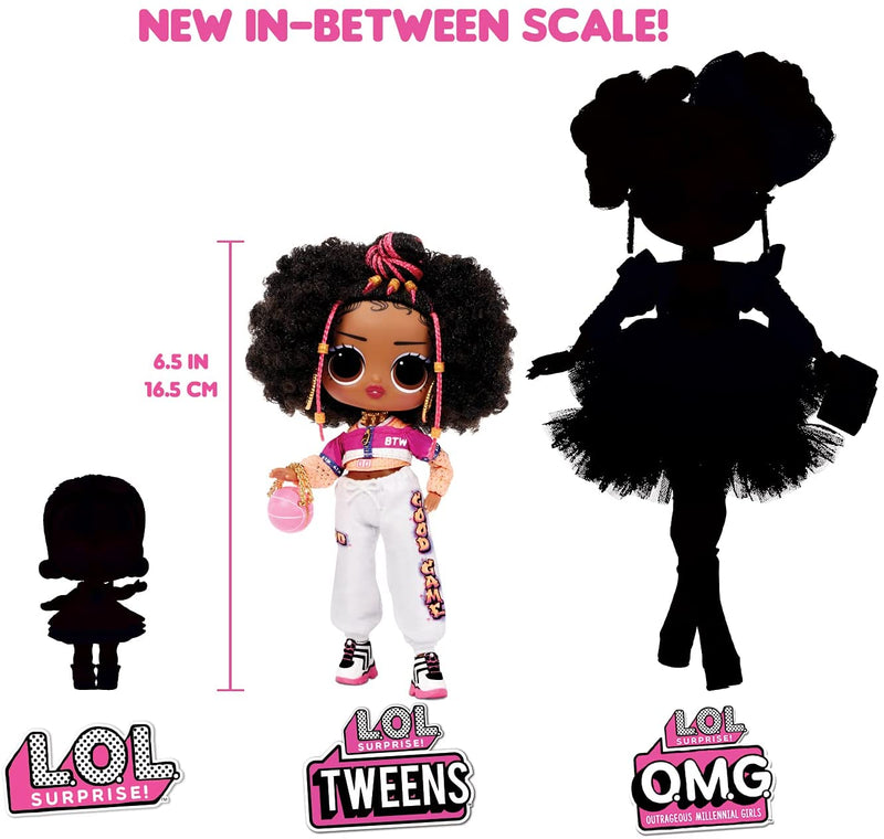 LOL Surprise Tweens Fashion Doll Hoops Cutie with 15 Surprises Including Outfit and Accessories for Fashion Toy Girls Ages 3 and up 6 Inches