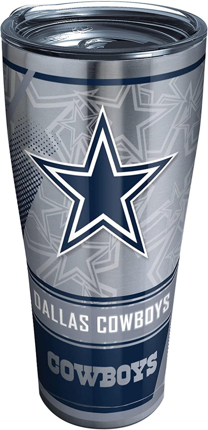 Tervis Triple Walled NFL Dallas Cowboys Edge Insulated Tumbler Cup Keeps Drinks Cold & Hot, 20Oz, Stainless Steel Home & Garden > Kitchen & Dining > Tableware > Drinkware Tervis 30oz  