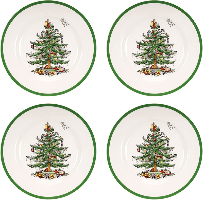 Spode Christmas Tree 12-Piece Dinnerware Set, Service for 4 Home & Garden > Kitchen & Dining > Tableware > Dinnerware Spode Christmas Tree 10-1/2-Inch Dinner Plates  