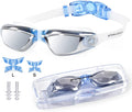 Swimming Goggles for Men Women Youth with No Leaking UV Protection Wide View