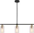 PUMING Farmhouse Chandelier 8 Lights Gold and Black Candle Chandeliers Ceiling Hanging Pendant Lights Fixture Rustic Pendant Lighting for Kitchen Island Dining Room Living Room Bedroom Home & Garden > Lighting > Lighting Fixtures > Chandeliers PUMING Blackgold-3  