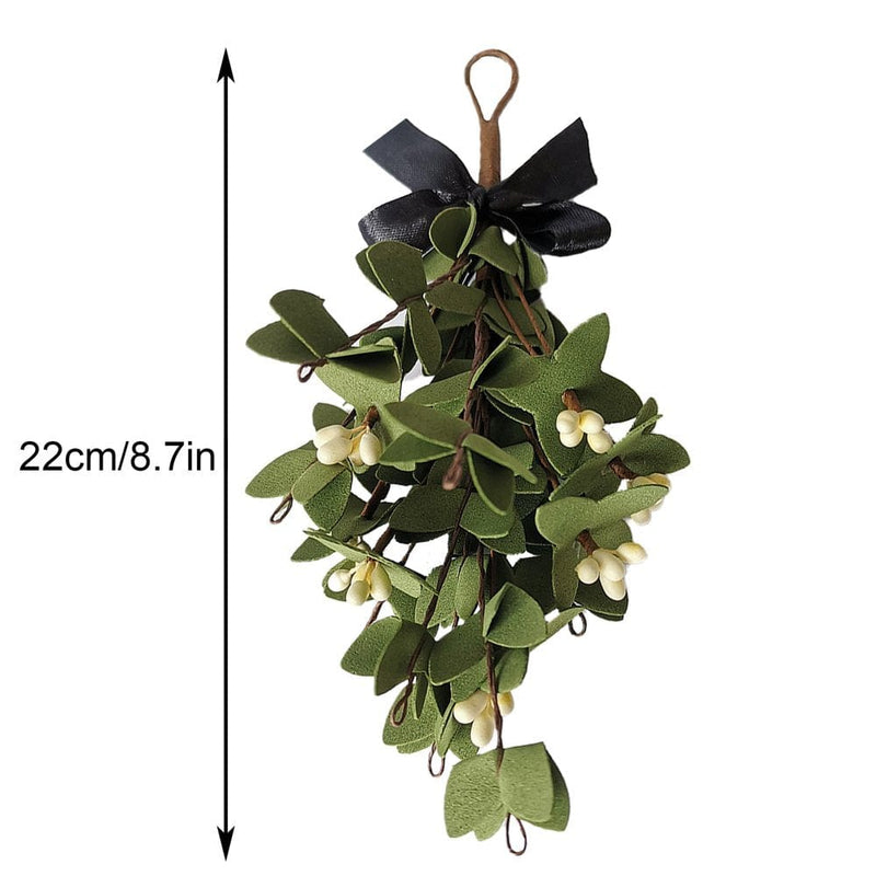 1 Pcs Artificial Plant Simulated Mistletoe Fake Potted Festival Supplies Ornaments Christmas Decoration Simulation Leaves  Beloved   