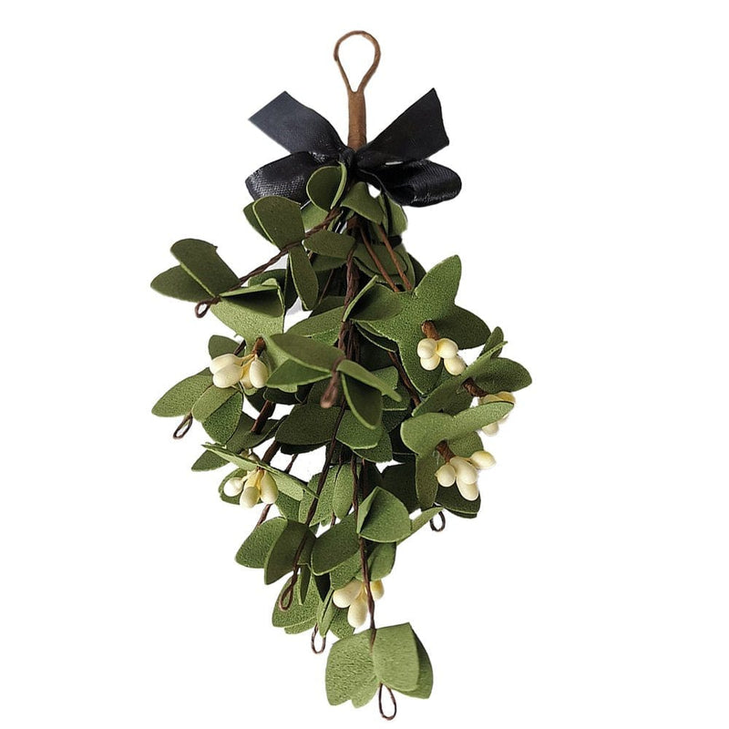 1 Pcs Artificial Plant Simulated Mistletoe Fake Potted Festival Supplies Ornaments Christmas Decoration Simulation Leaves  Beloved 1 pcs C 