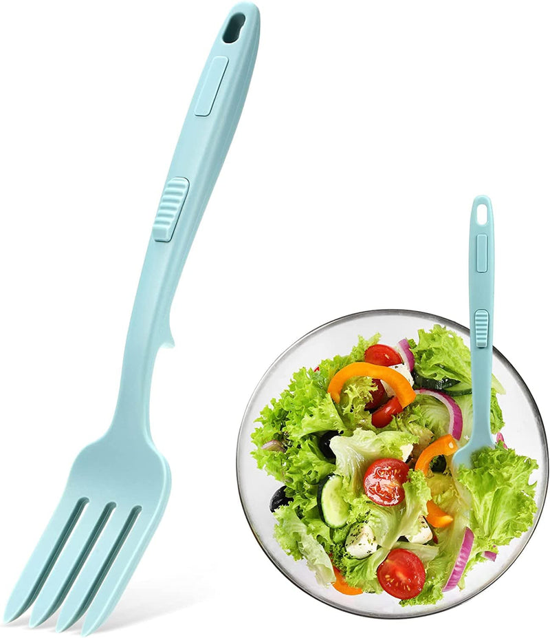 10 in 1 Silicone Flexible Fork 11 Inch Cooking Tools and Utensils Heat Resistant Cooking Fork Dishwasher, Mixes Ingredients, Mashes Food, Whisks Eggs, Baking, Mixing Made Easy (Lake Blue) Home & Garden > Kitchen & Dining > Kitchen Tools & Utensils Lounsweer Lake Blue  