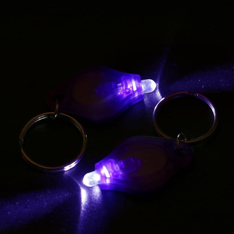 10 Packs UV Mini Keychain LED Flashlight Torch Light Lamp, Blacklight Key Ring Light Torch, Black Light UV Flashlight UV Light, Ultraviolet Urine Detector for Dog,Batteries Included Hardware > Tools > Flashlights & Headlamps > Flashlights Jowbeam   
