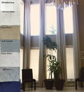 100 % Blackout Extra Long Linen Curtain (1 Panel). Thick Thermal Insulated. Custom Made 8-24 Ft Length (Grey, 120" Lx50 W) Home & Garden > Decor > Window Treatments > Curtains & Drapes Ikiriska Swatches Custom LxW 