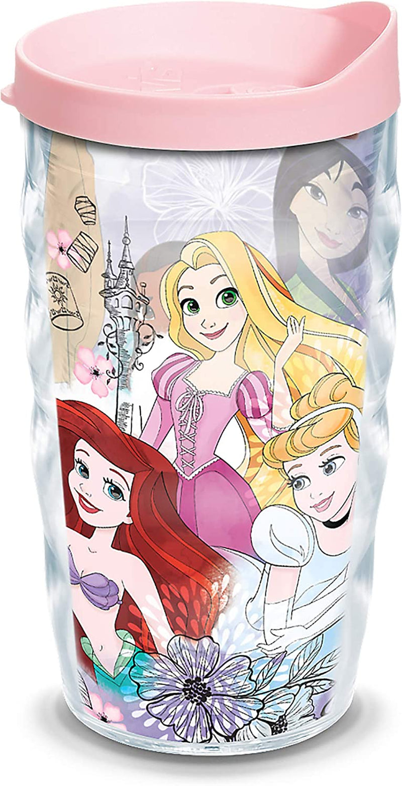 Tervis Disney - Princess Group Made in USA Double Walled Insulated Tumbler Cup Keeps Drinks Cold & Hot, 10Oz Wavy, Classic Home & Garden > Kitchen & Dining > Tableware > Drinkware Tervis   