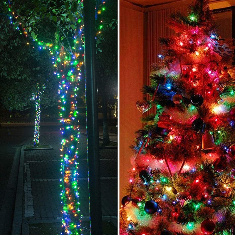 100Ft Colorful Christmas Lights Outdoor, 300LED Multicolor String Lights, Christmas Tree Lights Green Wire, Connectable Holiday Mini Lights Waterproof for Garden Yard Wedding Party Home Decorations Home & Garden > Lighting > Light Ropes & Strings NINGBO YINZHOU LANGFU ELECTRONICS CO LTD   