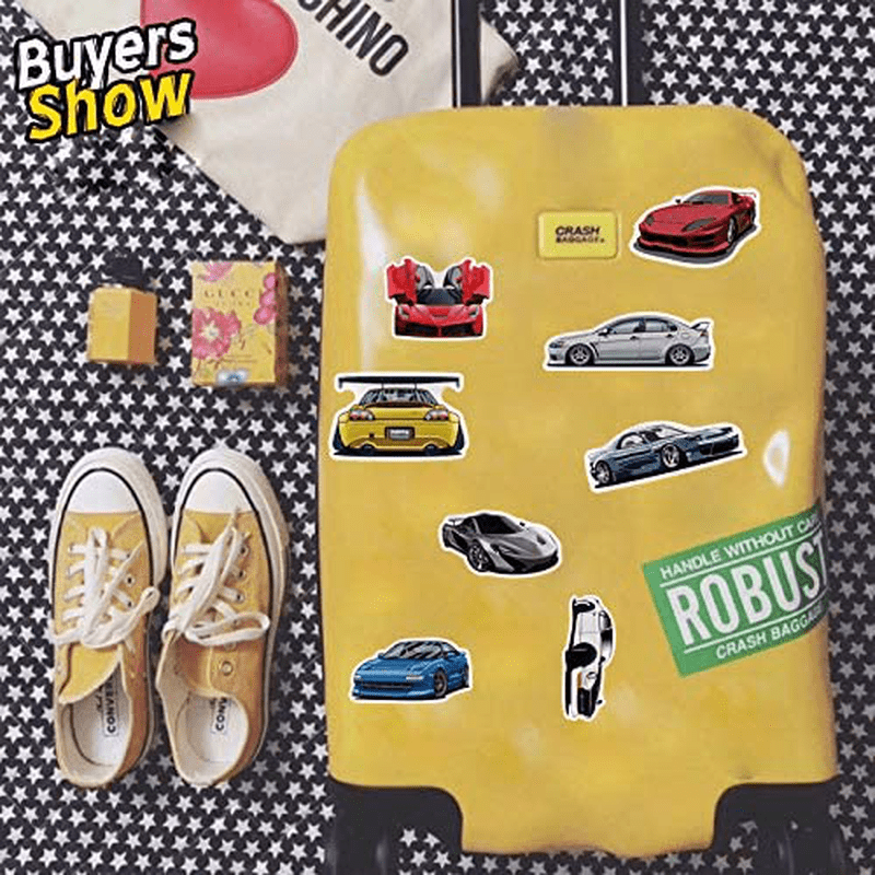 100pcs JDM Car Stickers Decals Vinyl Waterproof Stickers Japanese Racing Car Stickers for Kids Teens Boys Adults for Cars Laptop Water Bottles Computer Hydroflask Skateboard