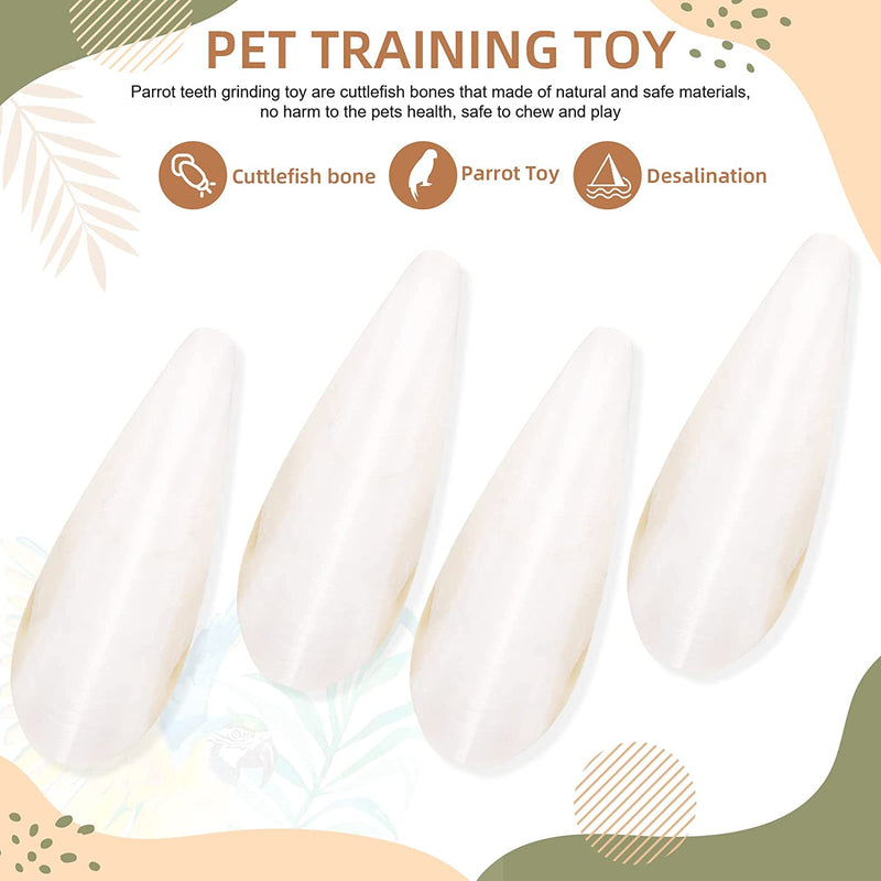 30 Packs Cuttlebone, Cuddle Bones for Birds Cage Toys Cuttlefish Bone Chew Toy Bird Bites Calcium Stone for Pets Reptile Tortoise Turtles Parakeet Cockatiels Reptiles and Snails, 3.1 - 3.9 Inches Animals & Pet Supplies > Pet Supplies > Bird Supplies > Bird Toys LEIFIDE   